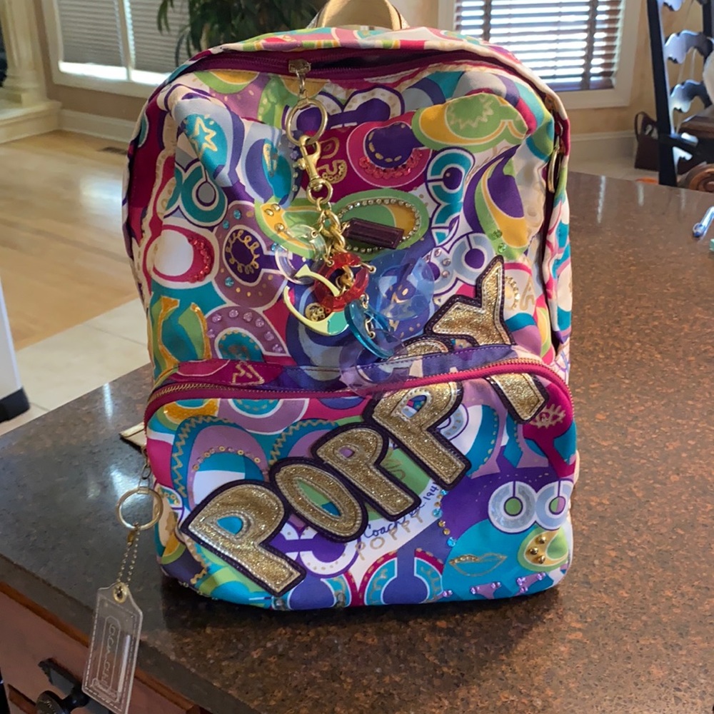 Coach Limited Edition Poppy Pop C backpack